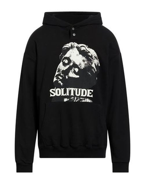 Man Sweatshirt Black Size L Cotton