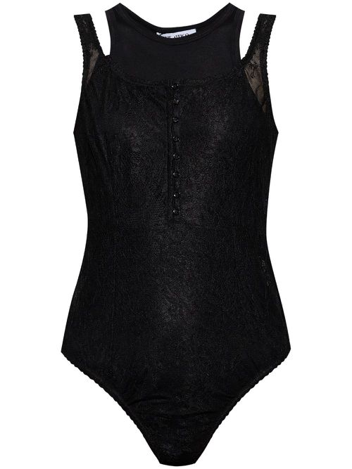 Layered tank top - Black