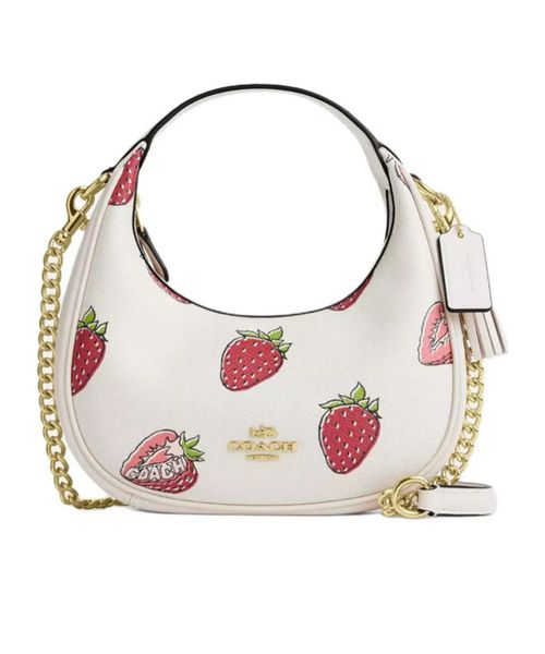 Carmen Mini Crossbody Bag With Strawberry Print