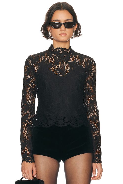 A.L.C. Margot Top in Black - Black. 8 also , 2