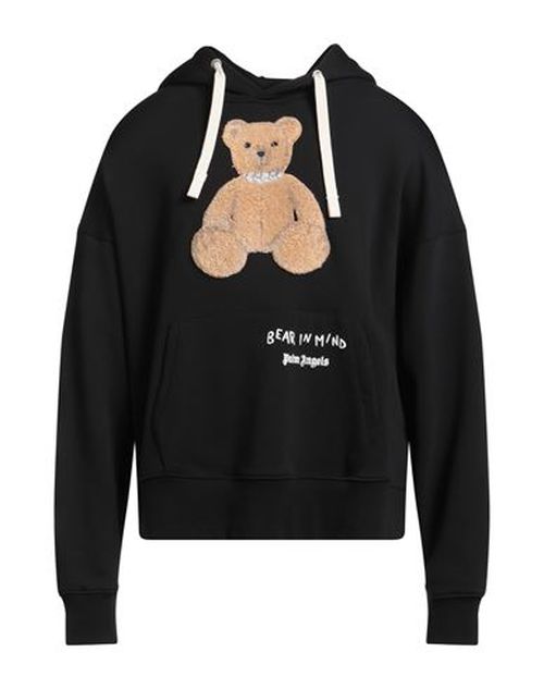 Man Sweatshirt Black Size M Cotton, Elastane, Polyester, Wool, Acrylic