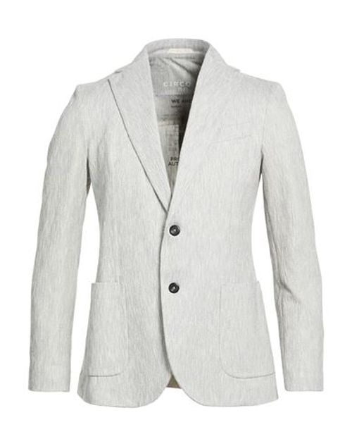Man Blazer Light grey Size 38 Cotton
