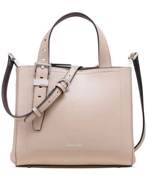 Lowen Triple Compartment Adjustable Crossbody - Silv Mink