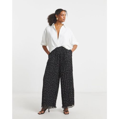 Joanna Hope Crinkle Wide Leg Trouser