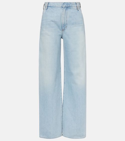 Shona high-rise wide-leg jeans