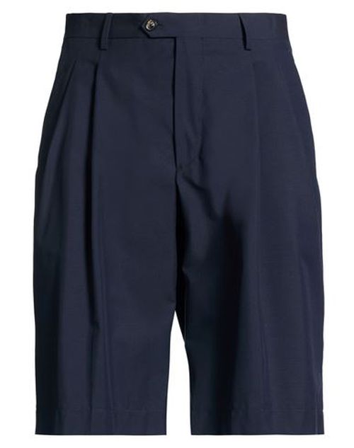 Man Shorts & Bermuda Shorts Midnight blue Size 28 Wool, Cotton