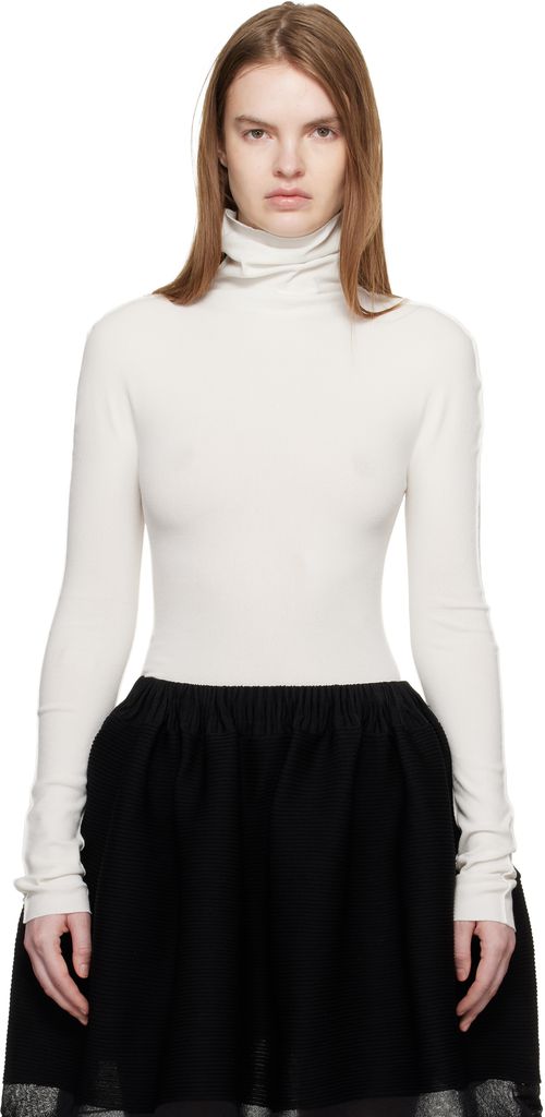 White December Cotton Baguette Turtleneck