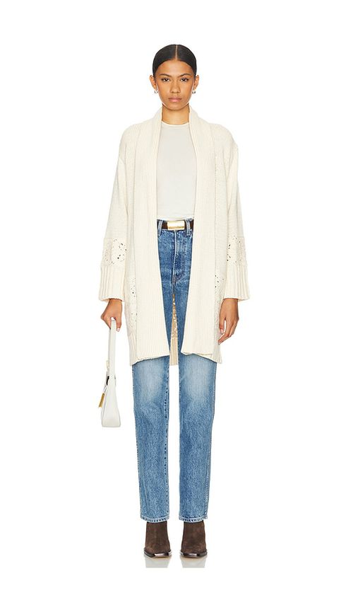 House of Harlow 1960 CARDIGAN JEM in Ivory. Größe S. Also in L