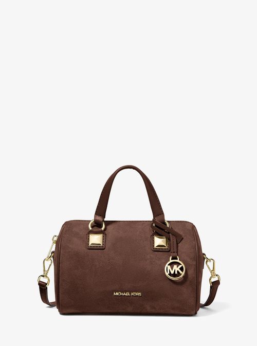 Grayson Small Duffel Crossbody Bag in Brown - One Size