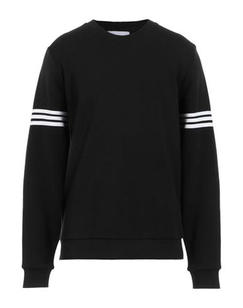 Man Sweatshirt Black Size L Cotton