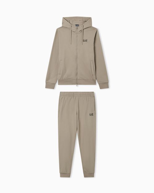 Cotton three-piece suit with a zip hoodie Core Identity