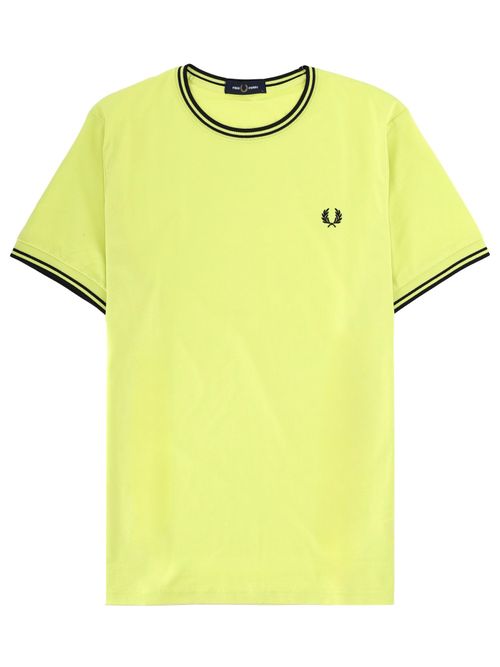 T-shirt con doppia riga