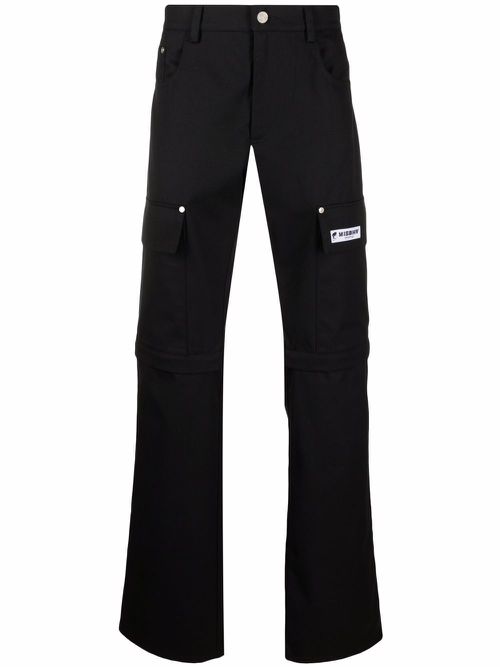 2-in-1 cargo trousers - Black