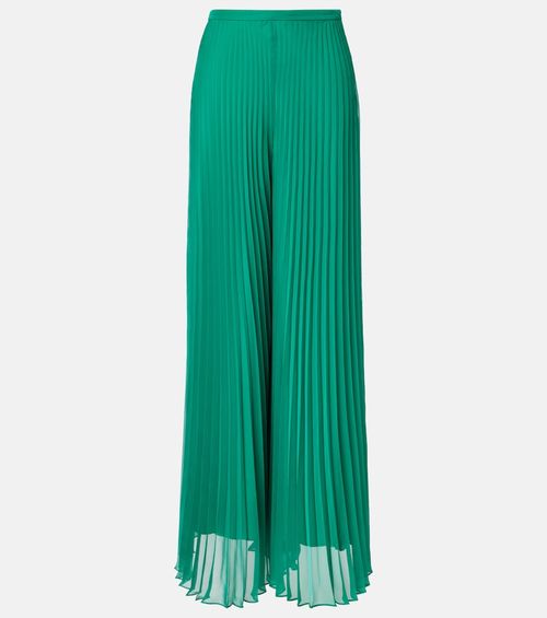 Grembo pleated wide-leg pants