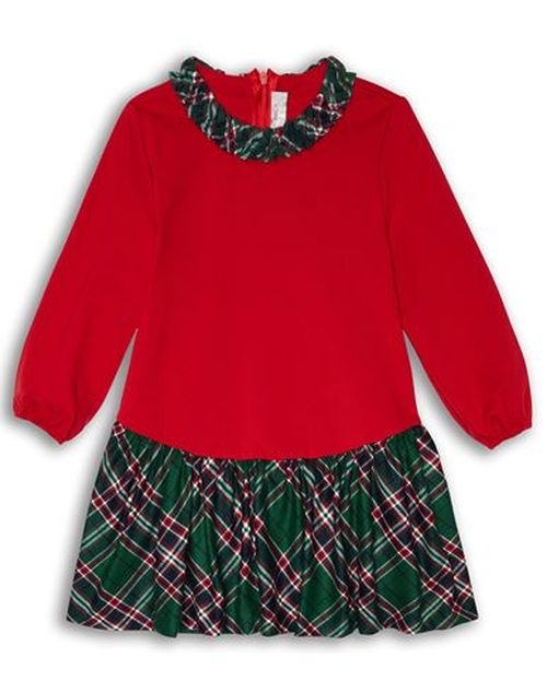 Kid Girl Kids' dress Red Size 10 Viscose, Polyamide, Elastane