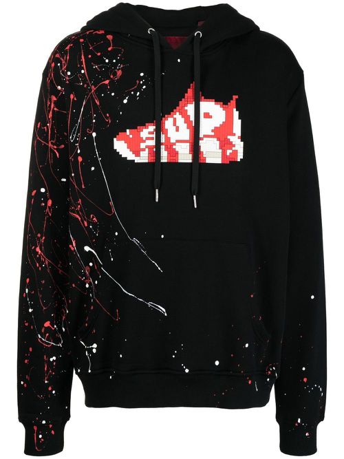 Hype Air long-sleeve hoodie - Black