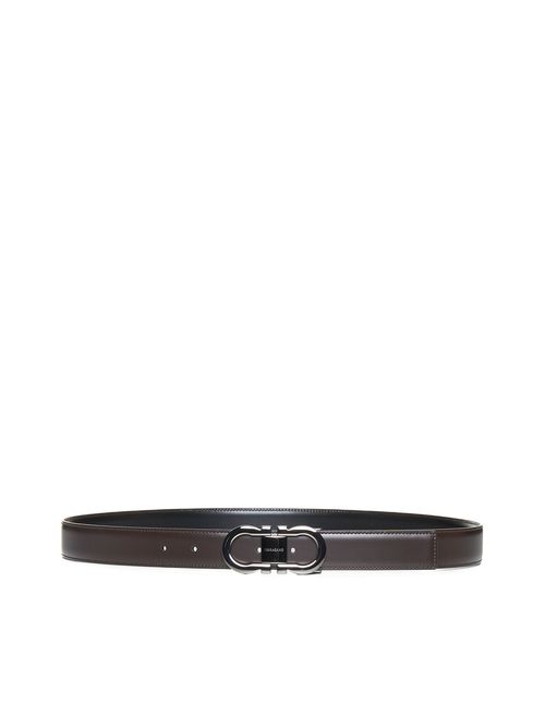 FERRAGAMO | Gancini leather reversible belt| Man | 95
