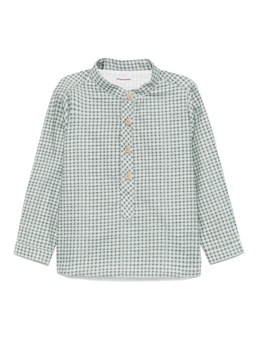 Gingham-check shirt - Green