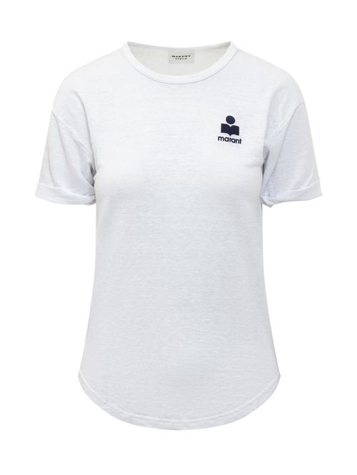 White Logo Crew Neck T-Shirt