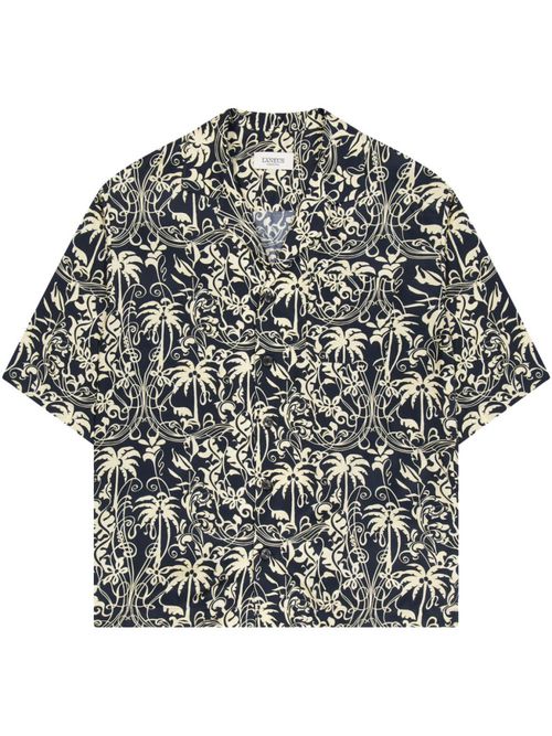 Black Graphic Print Shirt