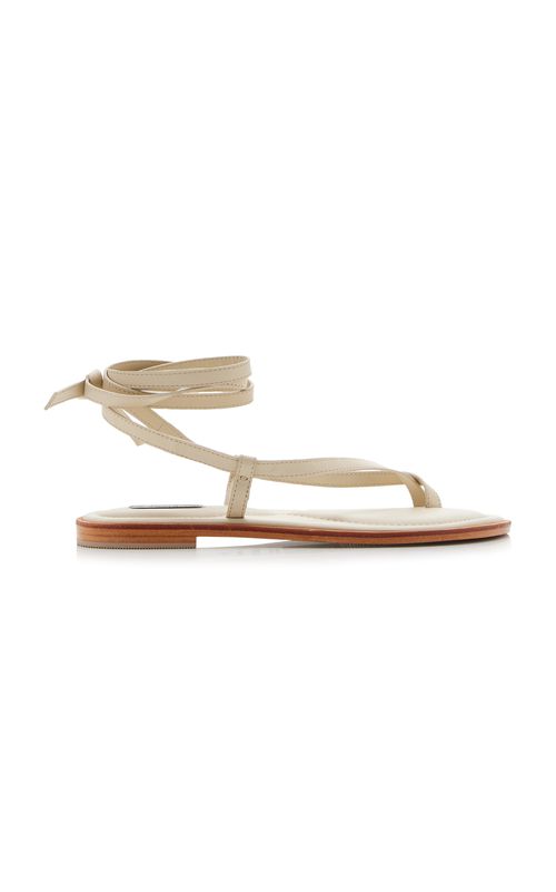 Elliot Leather Wrap Sandals