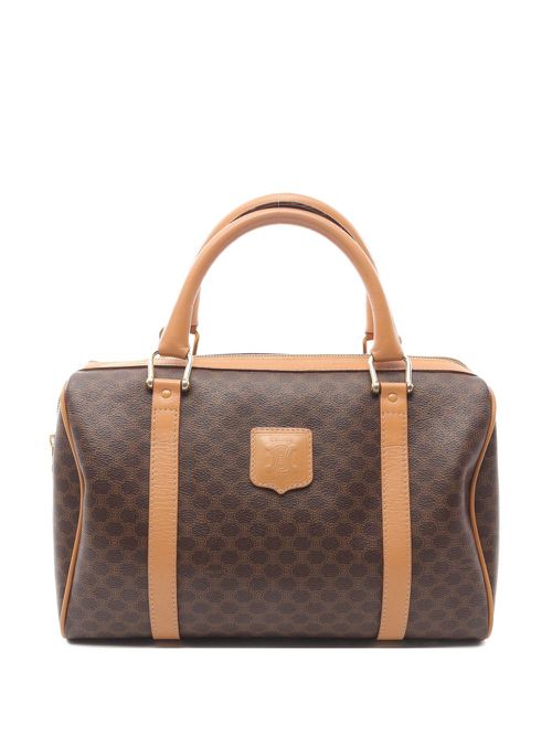 2010s mini Boston tote bag - Brown