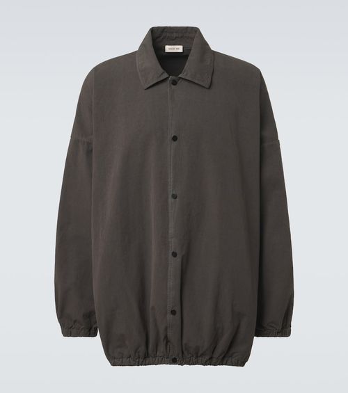 Cotton poplin overshirt