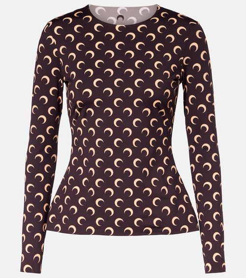 All Over Moon jersey top