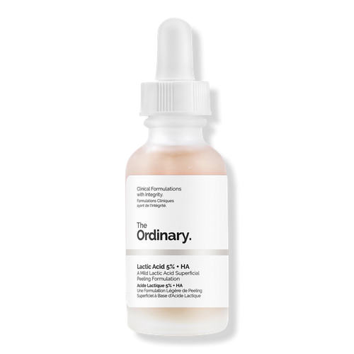 Lactic Acid 5% + HA 2% Gentle Facial Exfoliating Serum for Uneven Texture