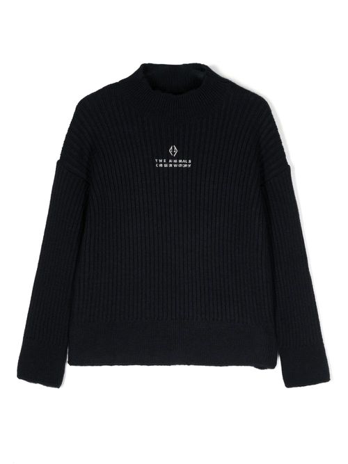 The Seal logo-print jumper - Blue