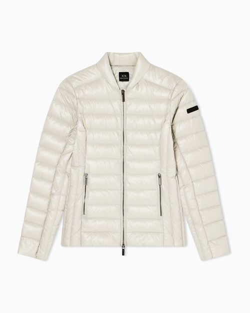 Down jacket slim fit in lightweight nylon