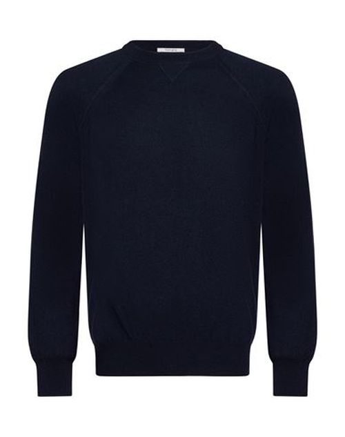 Man Sweater Midnight blue Size 36 Wool