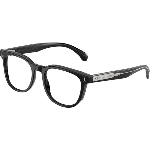 Moncler Uniseks Moncler ME2002 3001 Optische monturen Acetaat Zwart Transparant Kwadraat Normaa