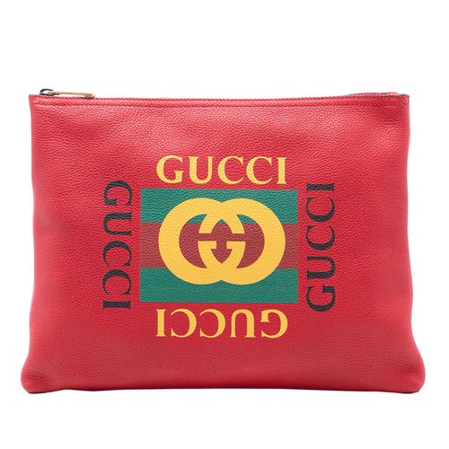 Pre-owned Medium Leather Logo Portfolio Clutch Ladies LMOKEWDHA7UX9JTQ