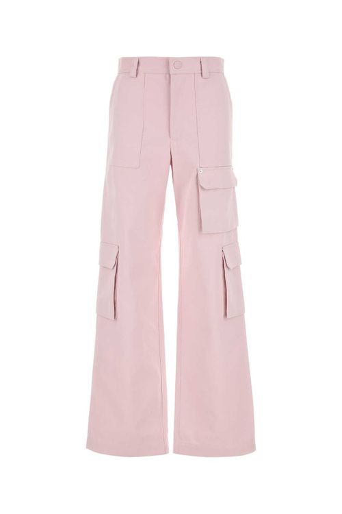 Cotton Cargo Cargo Pants — Pink