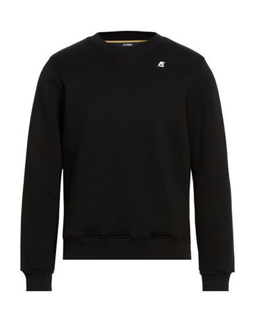 Man Sweatshirt Black Size XL Polyester, Elastane