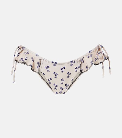 Cynthia floral ruffled bikini bottoms