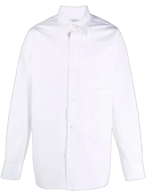 Patch Pocket Shirt — White