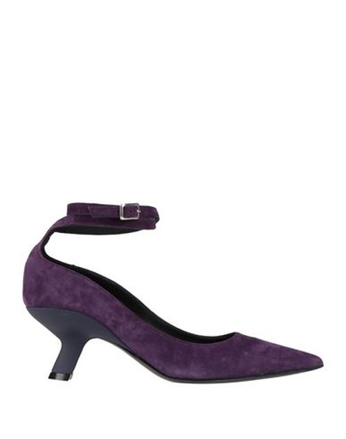 Vic Matiē Woman Pumps Purple Size 5 Leather