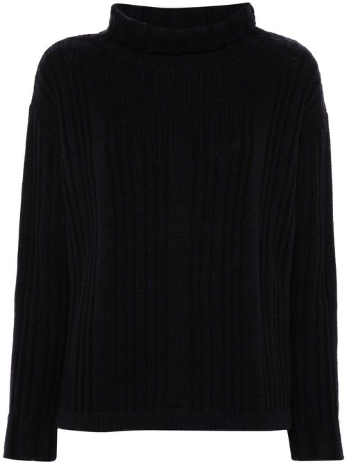 Rib-Knit Roll-Neck Sweater - Women's - Wool/Cashmere