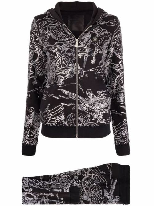 Stones Skeleton tattoo tracksuit