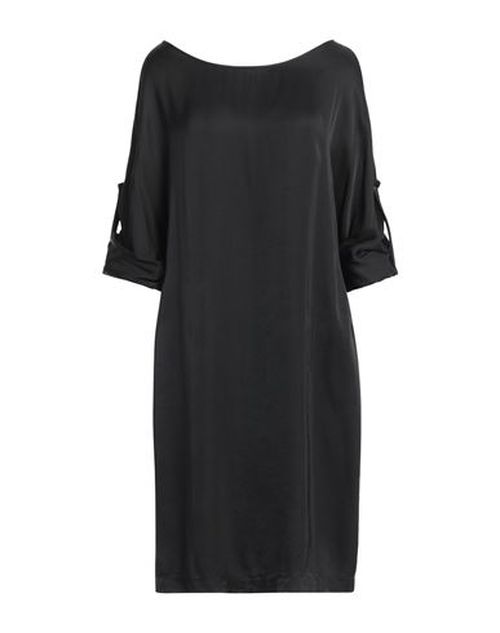 Rossopuro Woman Midi dress Black Size L Viscose