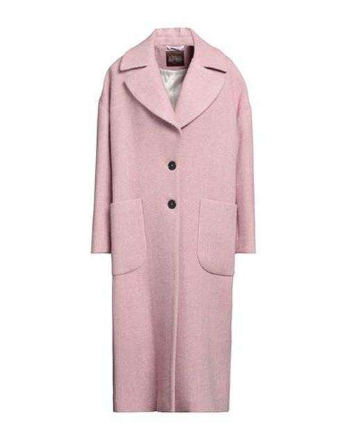 Woman Coat Pink Size 6 Wool, Polyester, Polyamide