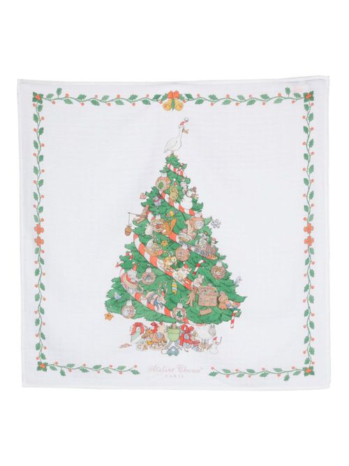Matin De Noel cotton swaddle - White