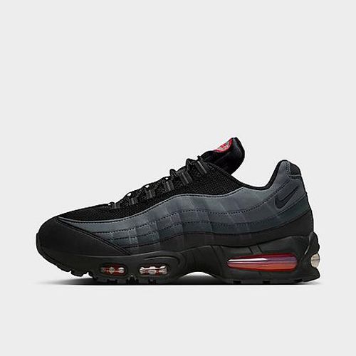 Men's Air Max 95 Big Bubble Casual Shoes in Black/Anthracite/Dark Smoke Grey