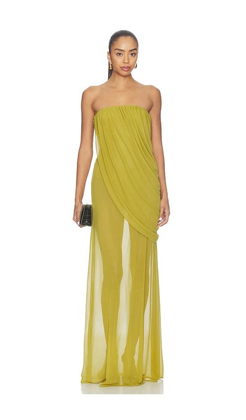 Camila Coelho Saphira Gown in Green. XXS also in