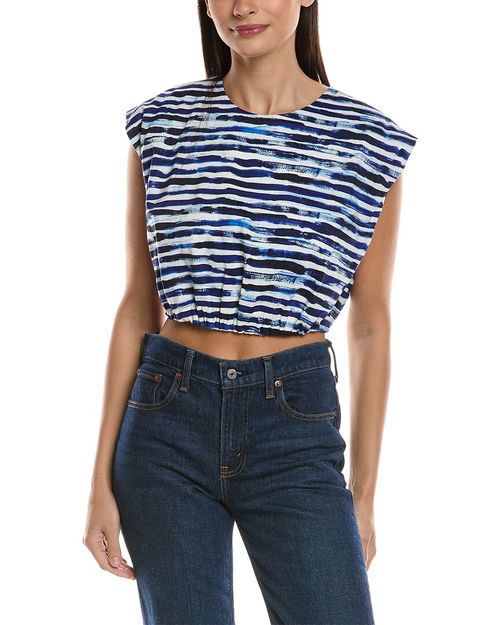 Billie Linen-Blend Top