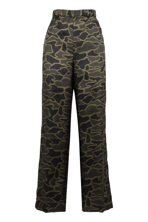 Printed Silk Pants