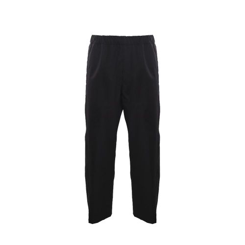 Cotton Casual Trousers — Black