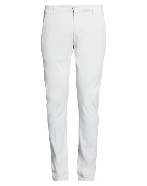 Man Pants Light grey Size 34 Lyocell, Cotton, Elastane